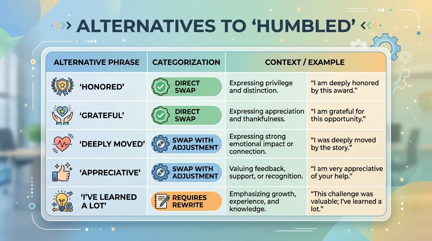 Five alternatives to humbled labelled direct swap, swap with adjustment, or requires rewrite