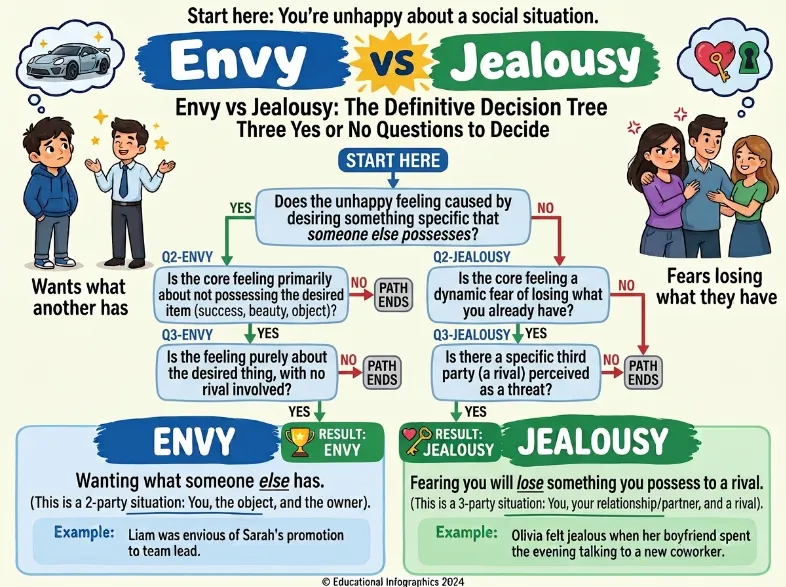 Envy vs Jealousy Which Word Fits Your Sentence