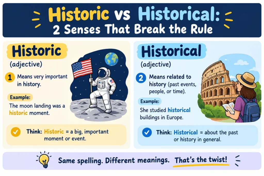 Historic vs Historical 2 Senses That Break the Rule