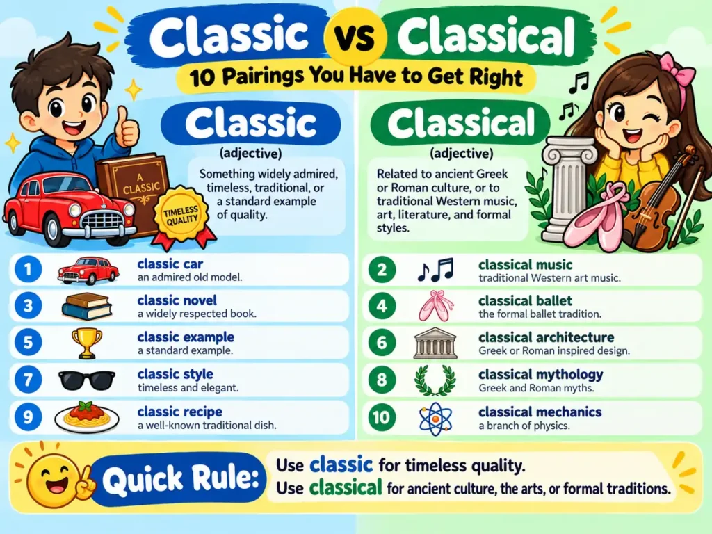 classic_vs_classical_10 pairings you have to get right