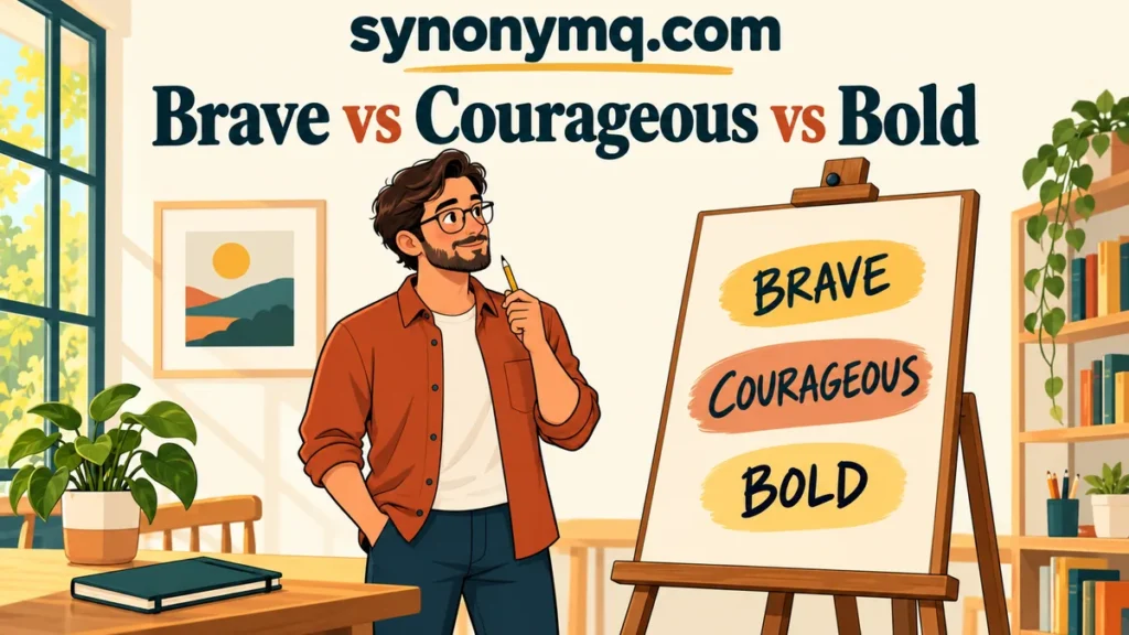 brave-vs-courageous-vs-bold-cartoon